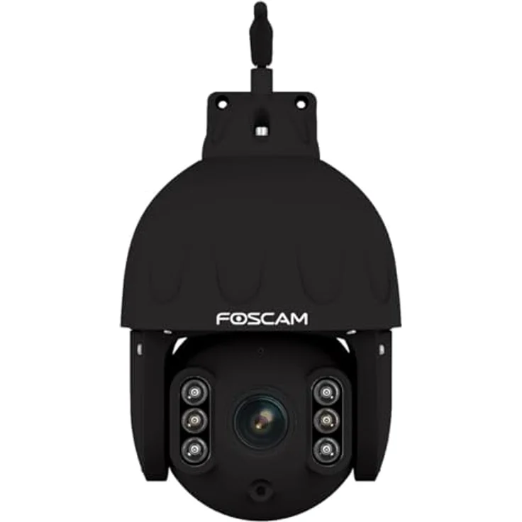 Foscam SD8P WLAN PTZ Dome Überwachungskamera, 8 MP, 4-Fach optischer Zoom, intelligente Personen- und Fahrzeugerkennung, IP66, HDR, Dualband-WLAN – Bild 3