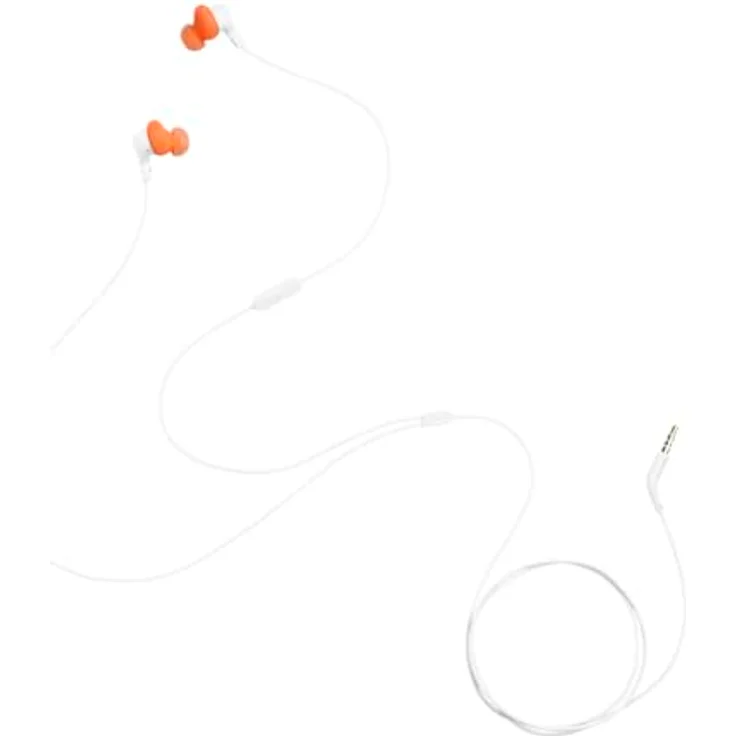 JBL Endurance Run 3, Kabelgebundene In-Ear-Sportkopfhörer mit Mikrofon, IP65, Weiß – Bild 5