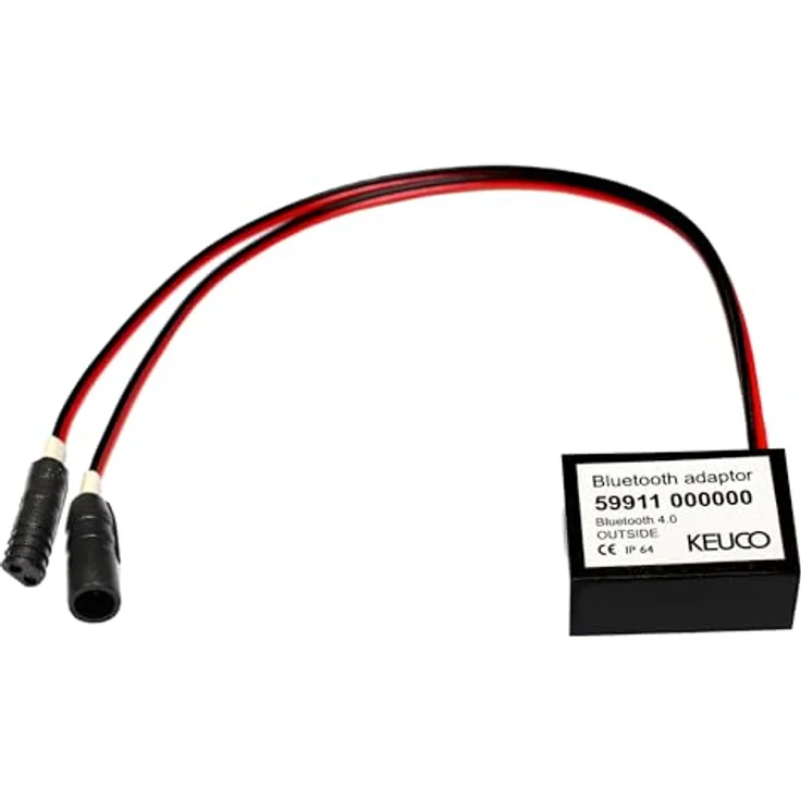 Keuco Bluetooth-Adapter Plan Blue für Elektronik-Waschtischmischer, drahtlose Datenkommunikation mit App, Bluetooth 4.0, Reichweite 10 Meter