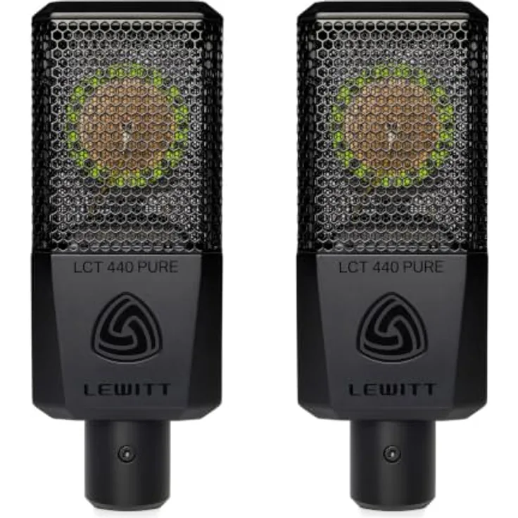 Lewitt LCT 440 PURE, Großmembran Kondensator Mikrofon Stereo-Paar mit Niere, Frequenzbereich 20-20.000 Hz, inkl. Zubehör