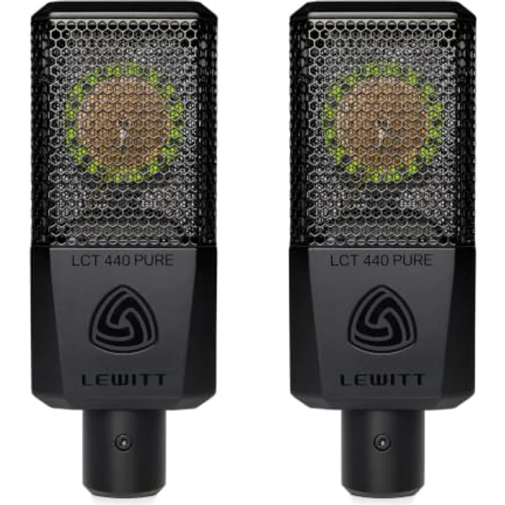 Lewitt LCT 440 PURE, Großmembran Kondensator Mikrofon Stereo-Paar mit Niere, Frequenzbereich 20-20.000 Hz, inkl. Zubehör – Bild 1