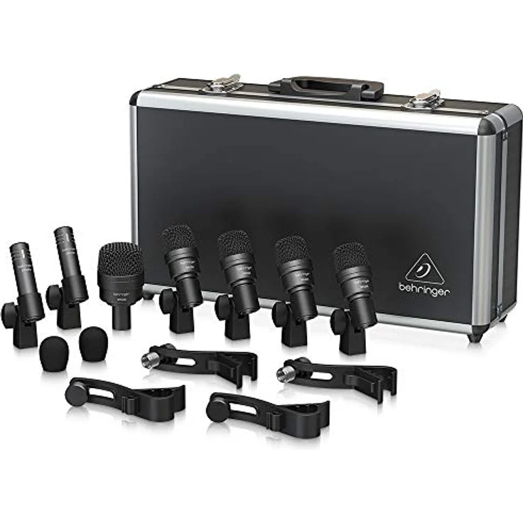 Behringer BC1200 Professionelles 7-teiliges Drum-Mikrofon-Set für Studio- und Live-Anwendungen – Bild 1
