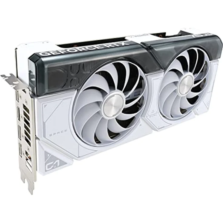 ASUS Dual GeForce RTX 4070 OC White Edition 12GB GDDR6X Gaming Grafikkarte (NVIDIA GeForce RTX4070 DLSS3, PCIe 4.0, 1x HMDI 2.1, 3X DisplayPort 1.4a, DUAL-RTX4070-O12G-WHITE) weiß – Bild 3