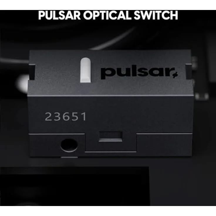 Pulsar Gaming Gears X3 LHD Crazylight Kabellose Gaming-Maus, Ultraleicht 43 g, Hybrid-ergonomisch, XS-1-Sensor 32000 DPI, Uyuni Weiß – Bild 5
