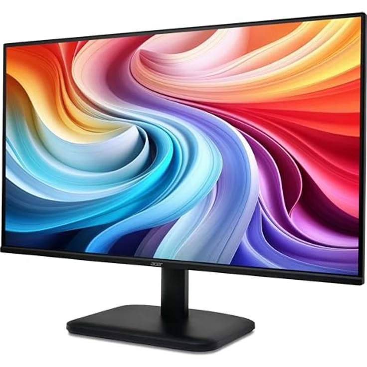acer EK251QG Monitor 24.5 Inch Full HD, IPS, 120Hz HDMI, 75Hz VGA, AdaptiveSync, Schwarz – Bild 3