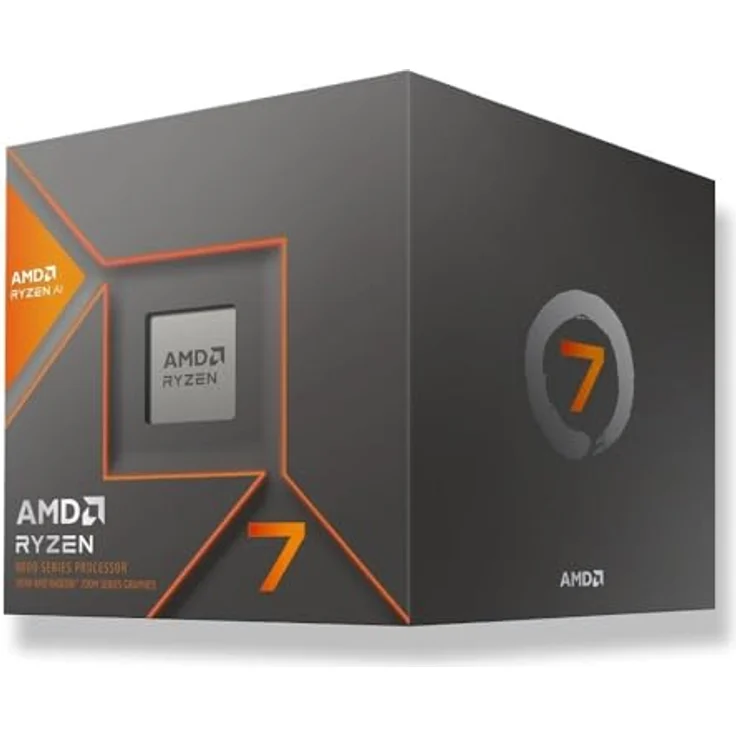AMD Ryzen 7 8700G, 8-Core Prozessor mit 4.20 GHz, Sockel AM5, 4 nm, integrierte Radeon 780M Grafik, 16 MB L3 Cache, 65 Watt TDP – Bild 2