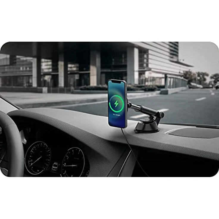 Spigen MagSafe-Ladegerät ITS35W, Magnetische Smartphone Halterung, Schwarz – Bild 2