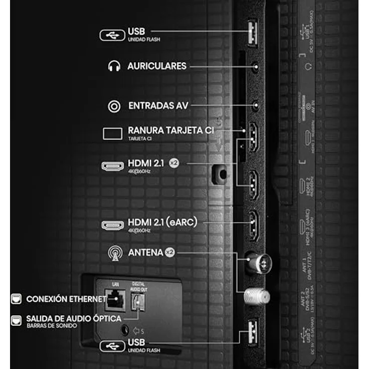 Hisense 65A7Q, 65 Zoll 4K Smart TV mit HDR und Dolby Vision – Bild 4