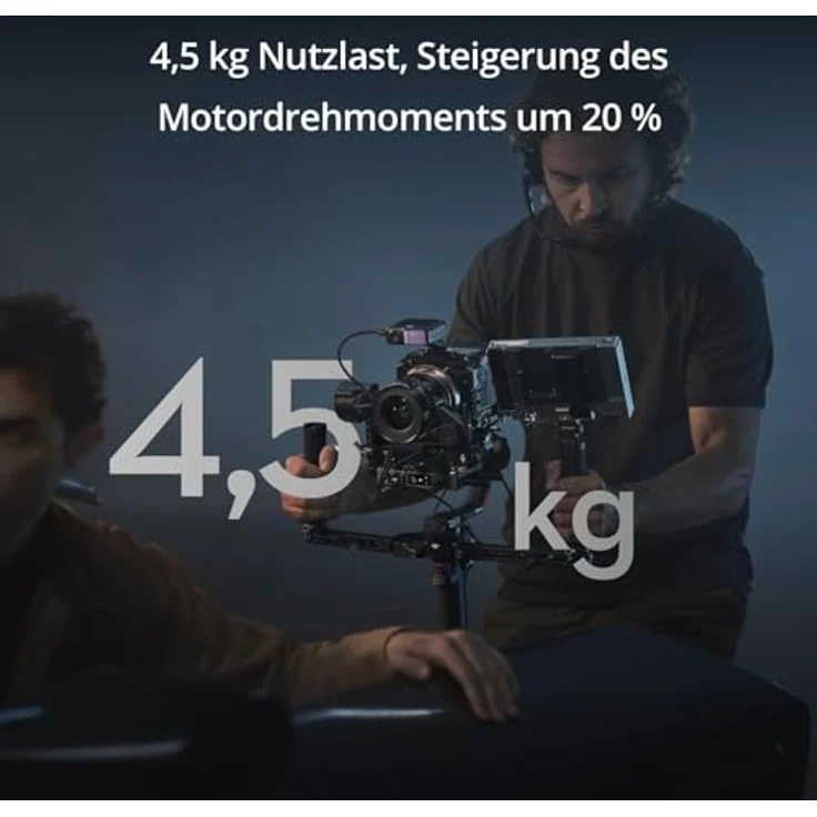 DJI RS 4 Pro Standard, Stabilisierungssystem Pro mit Akkugriff und Schnellwechselplatte – Bild 3