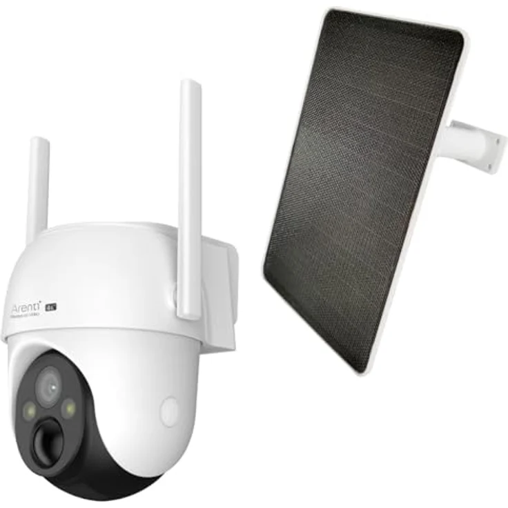 ARENTO GO3G Kit3-4G LTE, kabellose 2K Überwachungskamera mit Solarpanel, 3 MP Sensor, wetterfest, Bewegungserkennung, 350° Schwenk- und -90° bis 30° Neigefunktion – Bild 1
