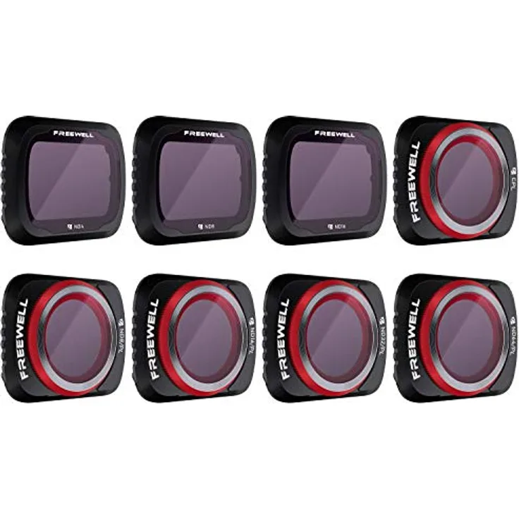 Freewell All Day - 4K Serie - 8Pack Filters Kompatibel mit Mavic Air 2 Drone