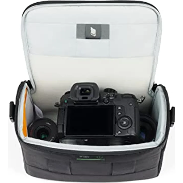 Lowepro Adventura SH 160 III, Camera Shoulder Bag with Adjustable/Removable Shoulder Strap, Bag for Mirrorless Camera, Compatible with Sony Alpha 7 Series, Black – Bild 3