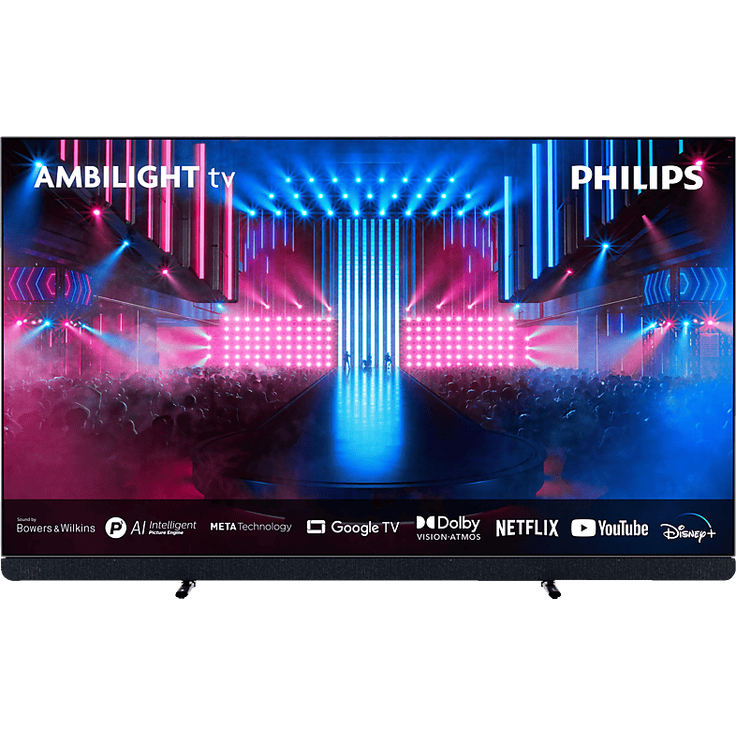 PHILIPS 77OLED909 909/12 4K LED Ambilight TV (Flat, 77 Zoll / 194 cm, OLED 4K, SMART TV, Ambilight) – Bild 1