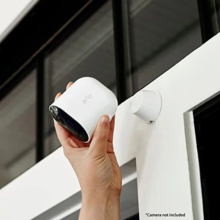 Arlo Zubehör, Magnetische Wandhalterungen (offiziell, 2er Set, Innen-Außen, nur mit kabelloser Arlo Ultra und Pro3 Überwachungskamera kompatibel) VMA5000, weiß – Bild 5