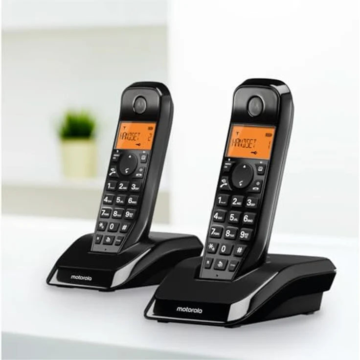 Motorola Kabelloses Telefon Motorola S1202 (2 Stück) Weiß – Bild 5