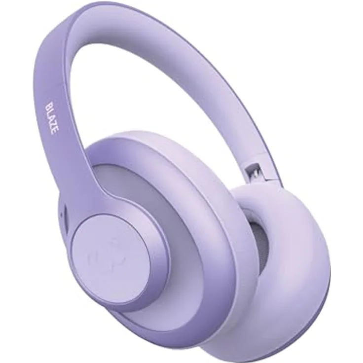 Fresh 'n Rebel Clam Blaze Bluetooth Kopfhörer Over Ear mit 80 Stunden Spielzeit, Perfect Calling, Wind-Noise Cancelling, Kabellos, Schnelladung, Tastensteuerung, Ambient-Sound-Modus (Lila)