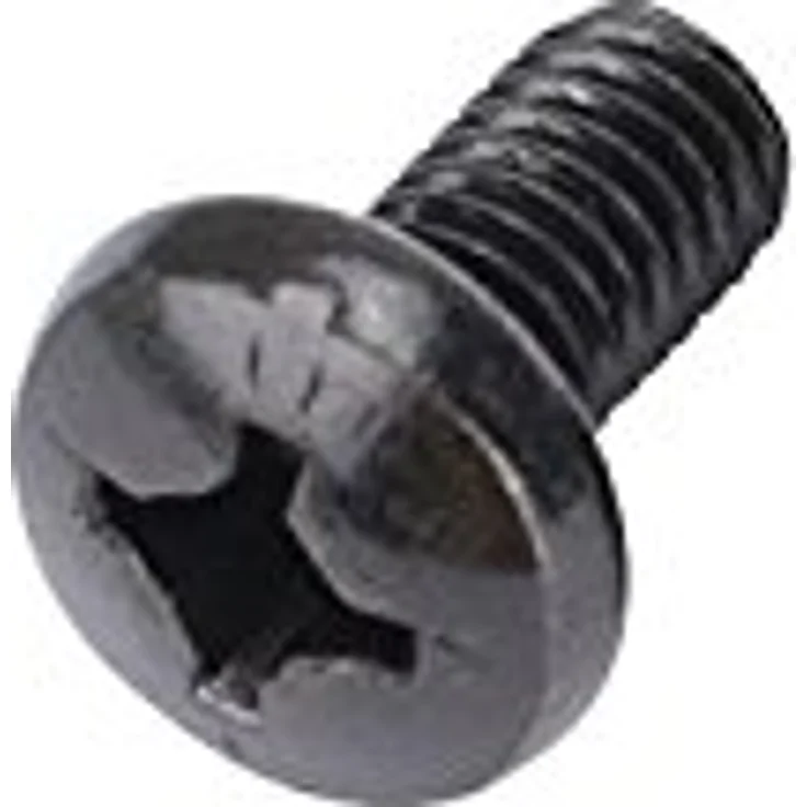 HMF 61024 Käfigmuttern Set für 10" und 19" Serverschrank, M6 Montageschrauben, schwarz, 24er Set – Bild 3