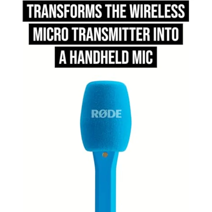 RØDE Interview Micro Blue, professionelles Kondensatormikrofon mit nierenförmiger Richtcharakteristik und 48V Phantomspeisung, Blau – Bild 8