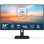 Philips 24E1N1300A - 24 Zoll Full HD Monitor, Lautsprecher (1920x1080, 100 Hz, HDMI, USB-C (65W Power Delivery), USB Hub) schwarz