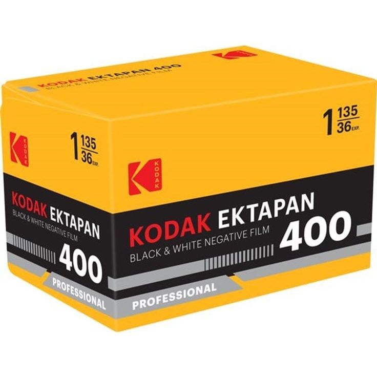 KODAK Eastman Ektapan 400, Schwarzweiß-Negativfilm 135-Format mit 36 Exposures, feines Korn und hohe Schärfe