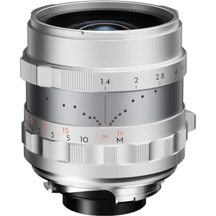 THYPOCH Simera 28mm f1.4, Full-Frame Objektiv für Leica M Mount mit Focus Tab, Type ii, Silber, f1.4 Blendenöffnung, Naheinstellgrenze 0.4 m – Bild 3