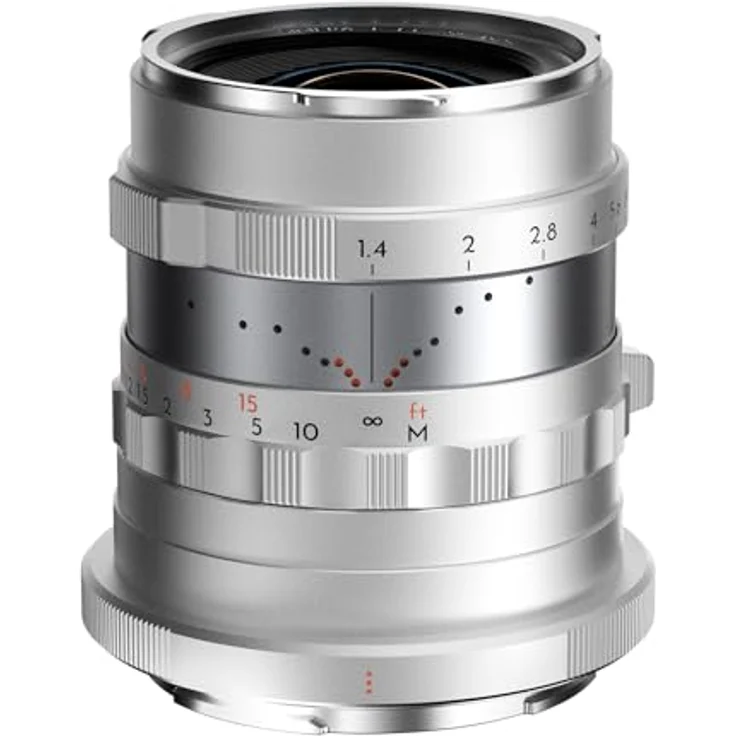 THYPOCH Simera 28mm f1.4 Objektiv für Nikon Z Mount, Full-Frame mit de-click Blendenmodus, Silber – Bild 4