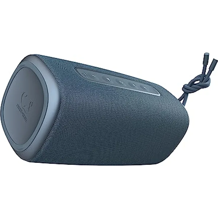 Fresh 'n Rebel Bold L2, kabelloser Bluetooth-Lautsprecher, IPX7 wasserdichter Lautsprecher mit klarem Sound, tiefen Bässen und kräftiger Lautstärke, Party-Modus, 22 Stunden Spielzeit (Dive Blue)
