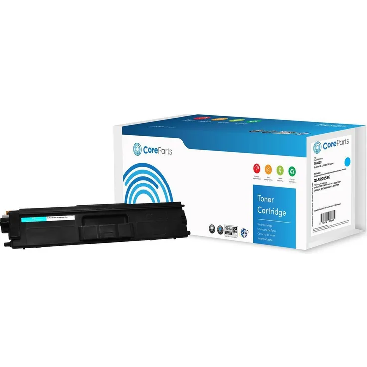 CoreParts Toner Cyan TN423C-NTR, EU-Herstellung für hohe Druckleistung