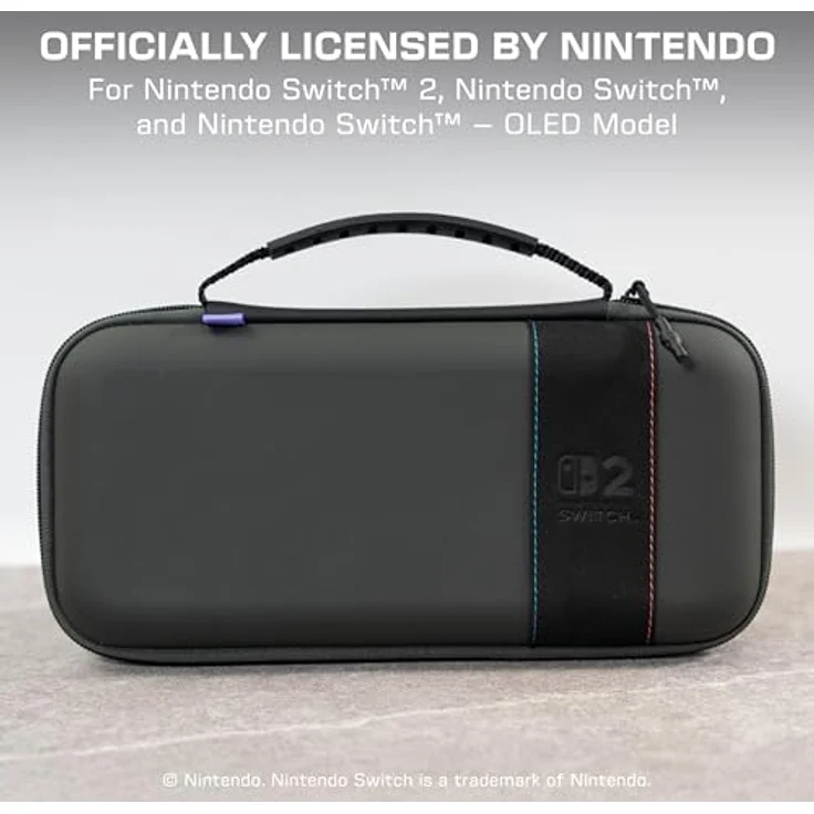 Turtle Beach TBA-8202-85, Reisekoffer für Nintendo, schwarz-anthrazit, stoßfest und kratzresistent, 300 mm – Bild 2