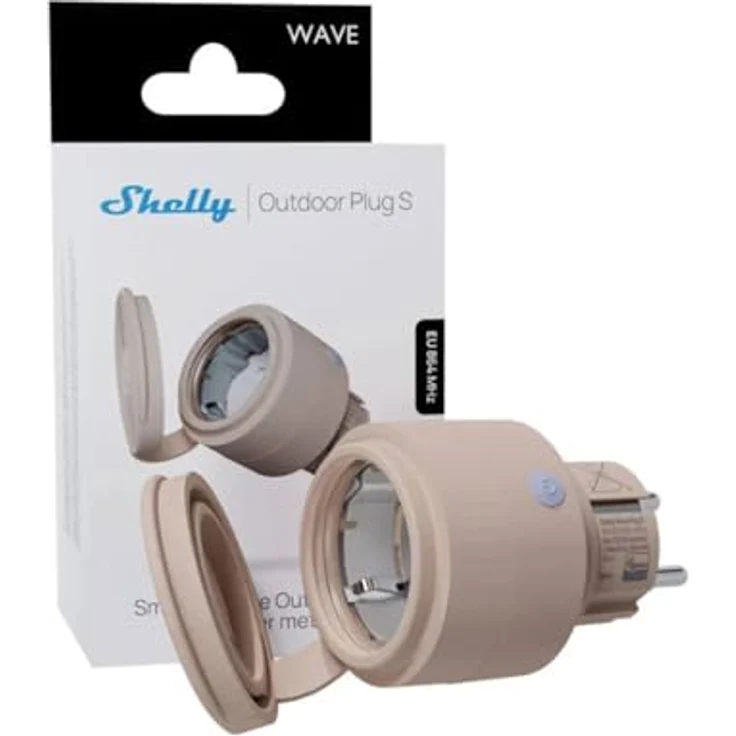 Shelly Wave Outdoor Plug S LR, Smart Plug mit IP44 Schutz, Z-Wave Long Range Technologie und Energieverbrauchsmessung – Bild 3