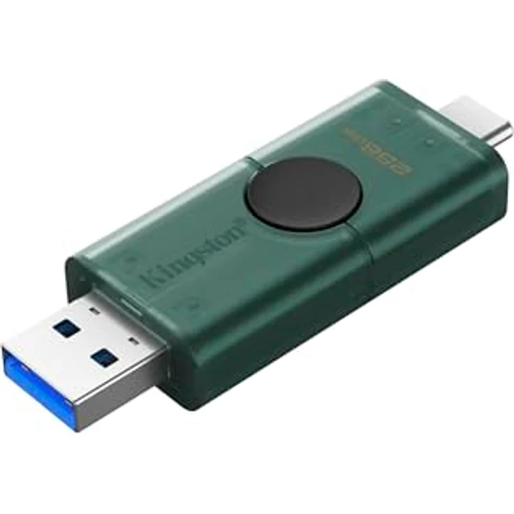 Kingston DataTraveler Duo USB-Flashspeicher 256GB, Dual USB-A + C 3.2 mit beweglicher Kappe – Bild 4