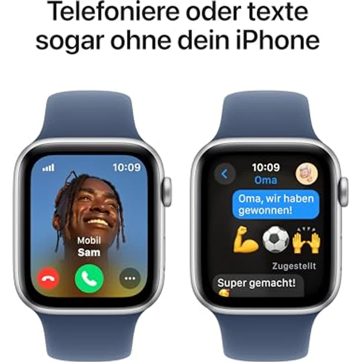 Apple Watch SE (2024) Smartwatch (Watch OS) - Motivierende Fitnessdaten und innovative Features, Apple, (Neue Farben) – Bild 4