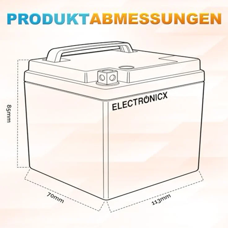 Electronicx GEL-YTX4L-BS GEL Motorradbatterie 4Ah 12V, wartungsfrei, auslaufsicher, vibrationsfest für Motorrad, Roller, Quad und Scooter – Bild 8