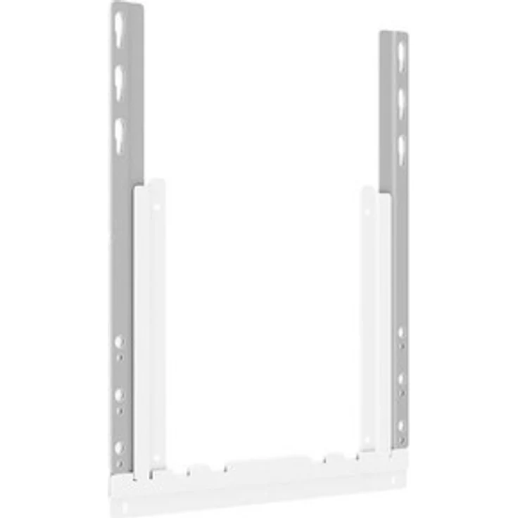 SMS Slim Wandhalterung für Flachbildschirm, Silber/Weiß, geeignet für 81,3 cm bis 106,7 cm (42 Zoll), max. Traglast 30 kg, VESA 400 x 200