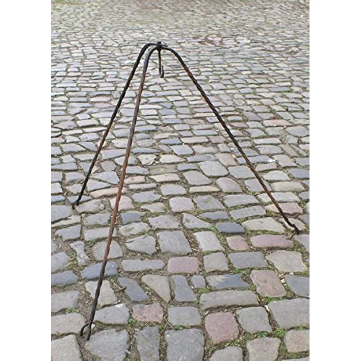 Artist Unknown Dreibein aus Stahl, handgeschmiedet, ca. 120 cm, Gewicht ca. 4 kg