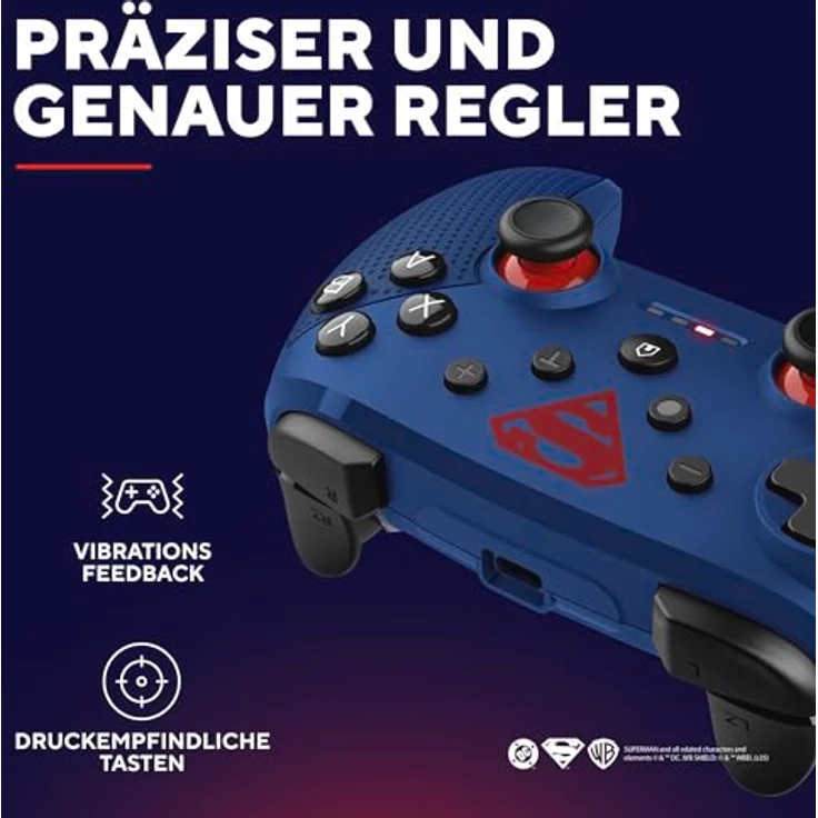 Trust GXT 542SM Muta, Wireless Gaming-Controller im Superman Design – Bild 7