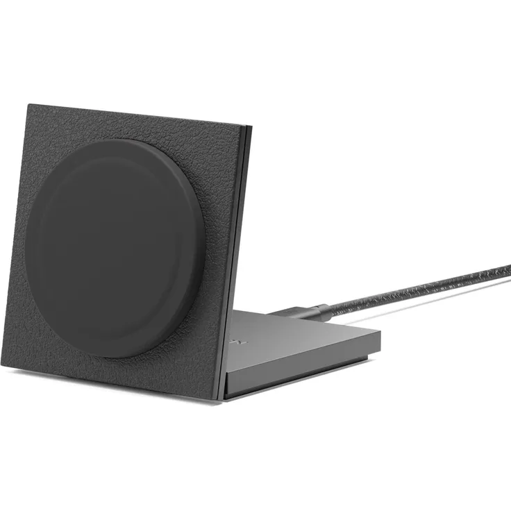 Native Union Rise Solo Qi2, Wireless Charger (15 W) mit breiter Kompatibilität, Schwarz