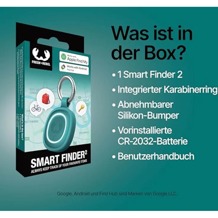 Hama Schlüsselfinder 185826, Bluetooth mit "Mein Gerät finden"-App, 2er Set, Weiß – Bild 9