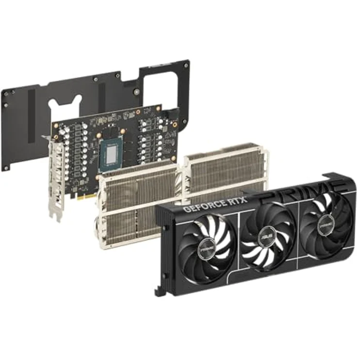 Asus GeForce RTX 5080 PRIME OC EVO, Grafikkarte mit 16 GB GDDR7, PCIe 5.0 und NVIDIA DLSS 4, maximale Auflösung 7680 x 4320 Pixel – Bild 6