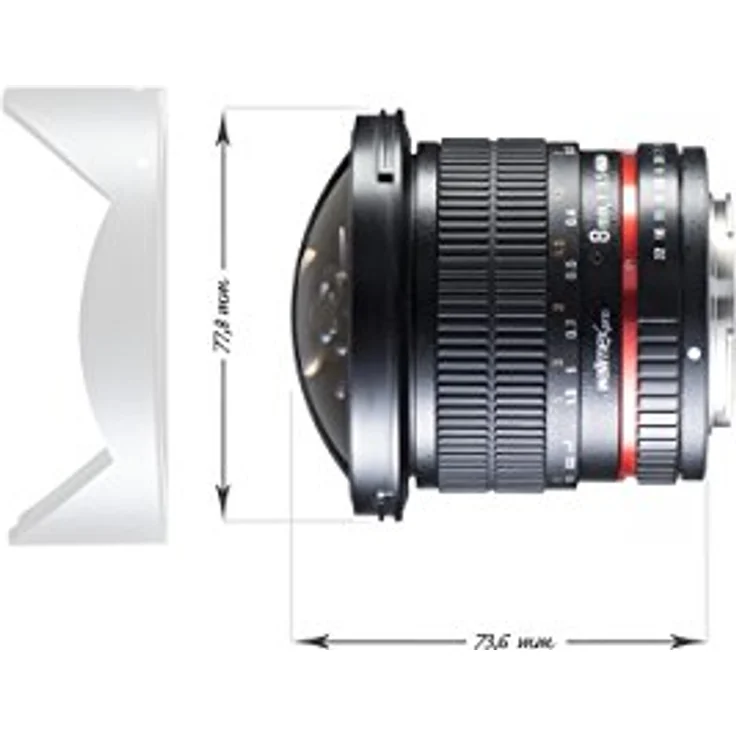 Walimex pro 8-3,5 Fisheye II APS-C Sony A – Bild 6