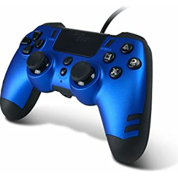 Steelplay Slim Pack Sapphire PC/PS4-Controller Silber - Kabelgebundenes Game Pad, für PC, Sony PlayStation 3 und Sony PlayStation 4 – Bild 3