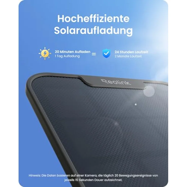 Reolink Argus PT Ultra, 4K Überwachungskamera Aussen Solar, 360°/140° Schwenk-/Neige, Auto-Tracking, WLAN Kamera Outdoor mit Farbnachtsicht, 2,4/5GHz WiFi, KI-Erkennung, Schwarz + Solarpanel – Bild 5