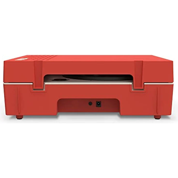 Victrola Re-Spin nachhaltiger Kofferplattenspieler mit Vinyl-Streaming an Bluetooth-Lautsprecher | Aus 25% recyceltem Kunststoff | Rot | VSC-725SB-POR-INT – Bild 5