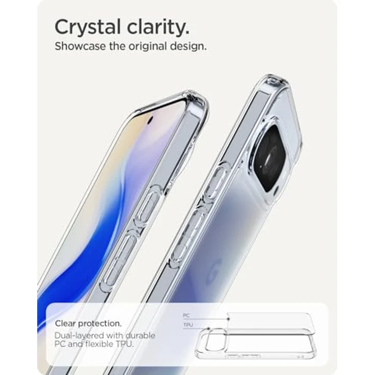 Spigen Ultra Hybrid, Smartphone Hülle für Google Pixel 10 / 10 Pro, transparent, schützendes Design – Bild 6