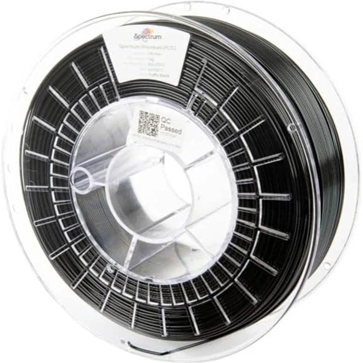 Spectrum Filament PCTG Traffic Black, 1.0kg 1.75mm, hohe Schlagzähigkeit und chemische Beständigkeit, geruchlos, unkomplizierte Verarbeitung – Bild 2