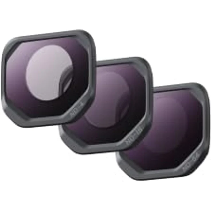 Insta360 Luna Ultra ND Filter Set, bestehend aus ND4, ND16 und ND64, für natürliche Bewegungsunschärfe bei Tageslicht – Bild 4
