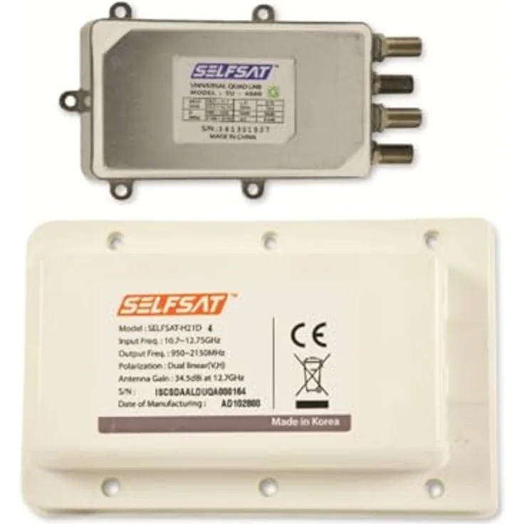 Selfsat LDU-4 Quad LNB für H21 Antennen