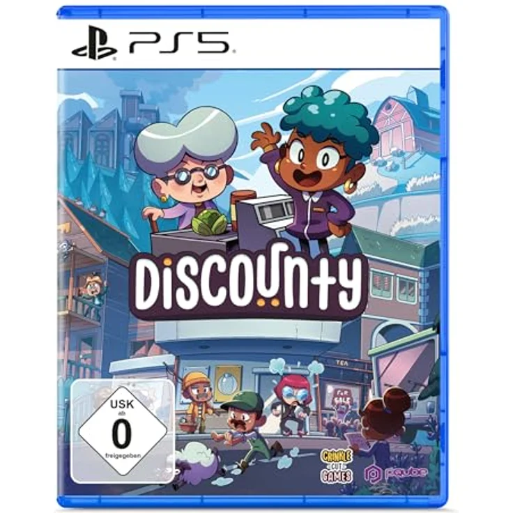 PQube Discounty - PS5, Spiel für PS5 mit Geschäftssimulation, Farb- und Ladenanpassung – Bild 1