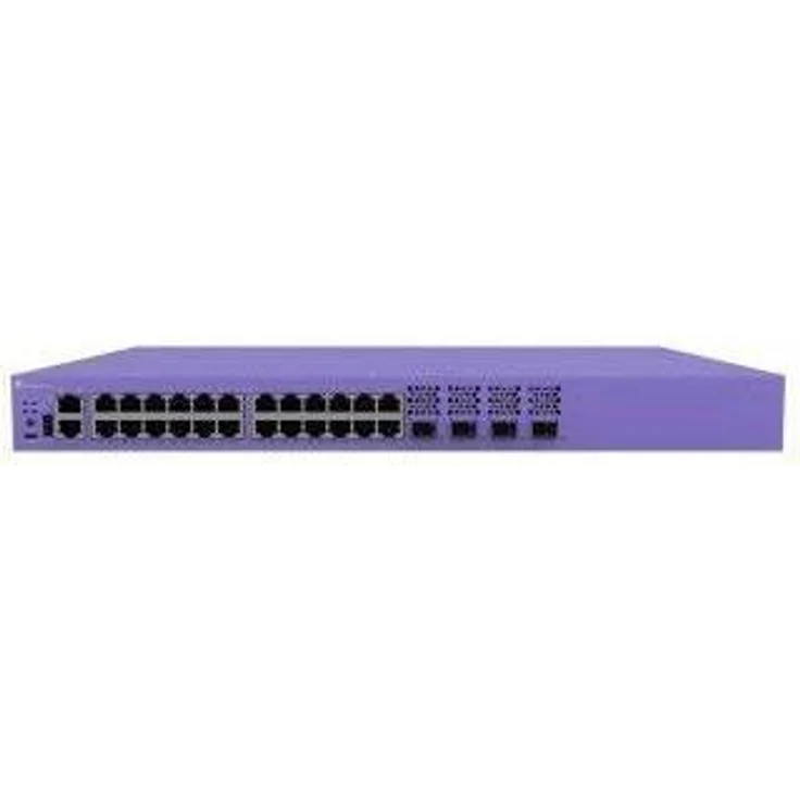 Extreme Networks 4220 24-P CM Stackable Switch, 24 Ports mit Power over Ethernet (PoE+), 128 Gbps Switching-Kapazität, redundante Stromversorgung