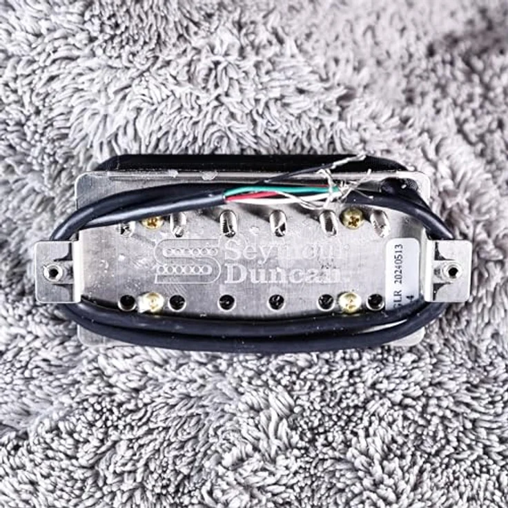Seymour Duncan SH-4 Zebra, Humbucker Tonabnehmer für E-Gitarre mit Alnico V Magnet, Medium Output, Zebra-Farbe, Made in USA – Bild 4